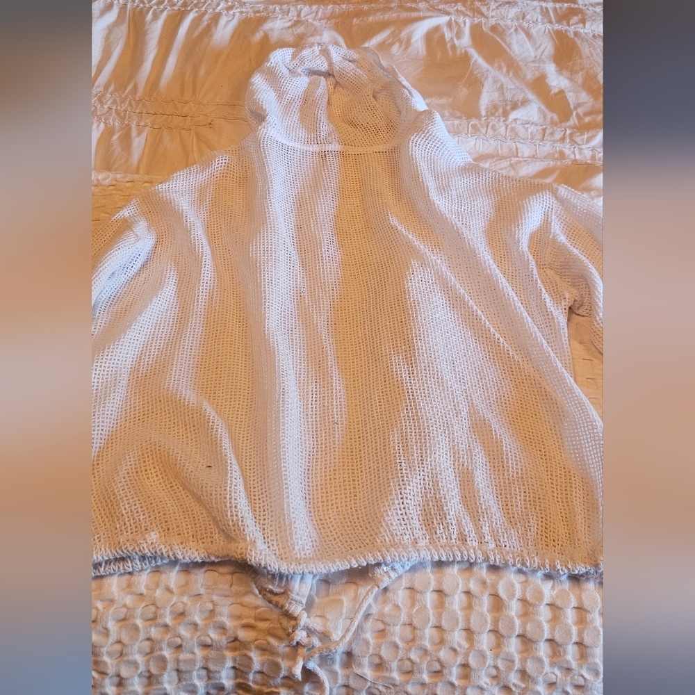 White Mesh Hoodie L/xl - Picture 5 of 5